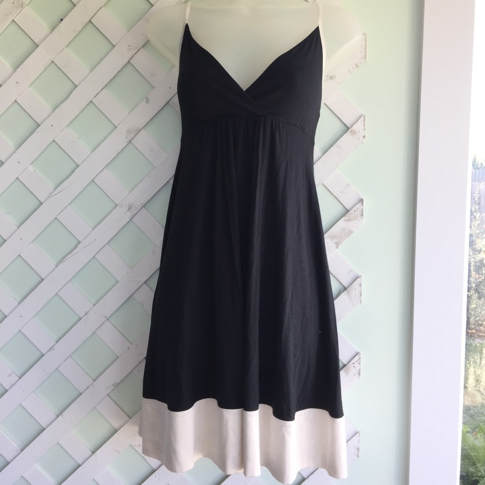 EXPRESS Vintage Satin Trimmed Dress